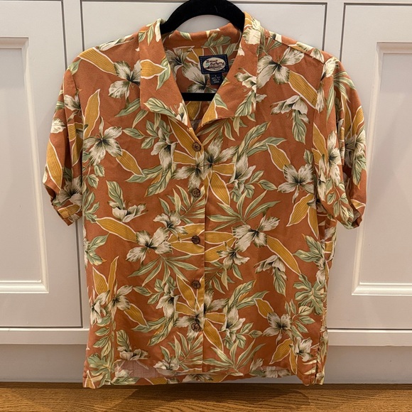 Tommy Bahama Silk Hawaiian Shirt Size Small - Picture 2 of 6
